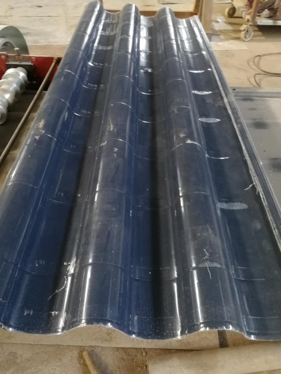 740型連體鋁鎂錳金屬仿古琉璃瓦 740型連體鋁鎂錳金屬仿古琉璃瓦