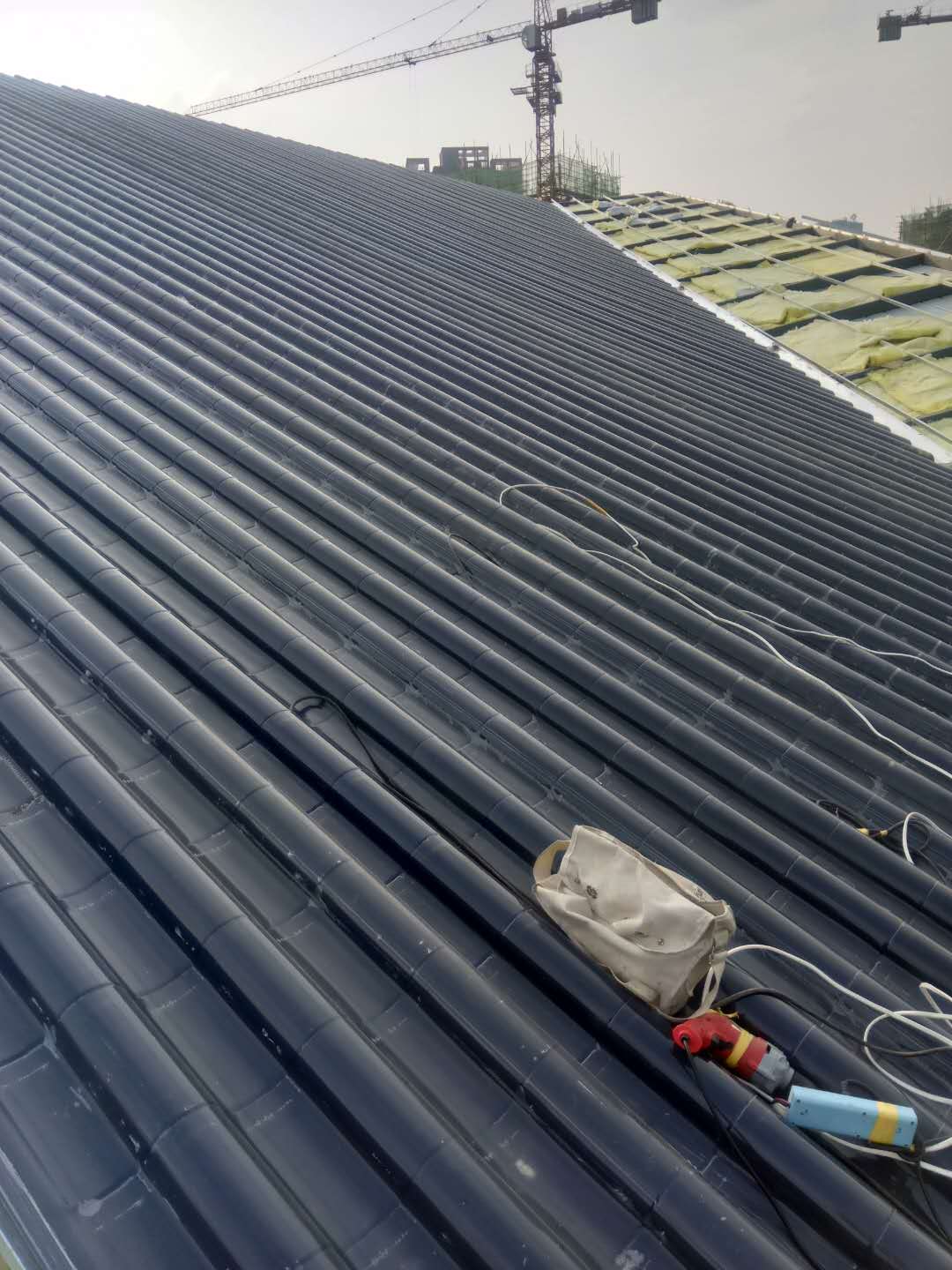 740型連體鋁鎂錳金屬仿古琉璃瓦 740型連體鋁鎂錳金屬仿古琉璃瓦