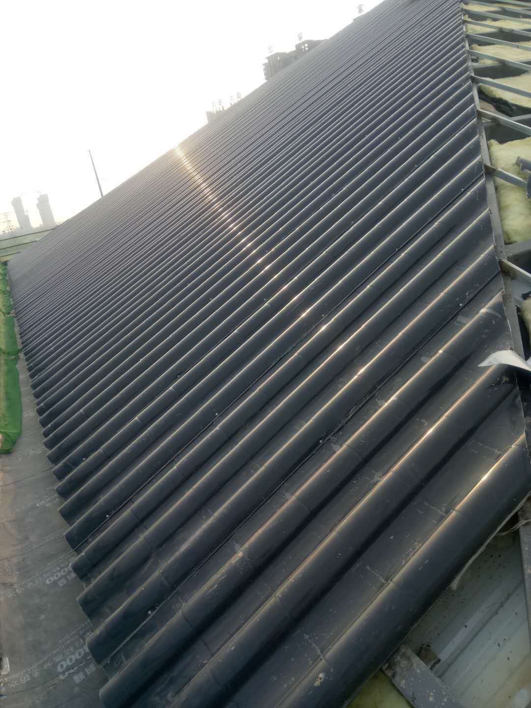 740型連體鋁鎂錳金屬仿古琉璃瓦 740型連體鋁鎂錳金屬仿古琉璃瓦